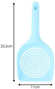 Verk Łopatka do kuwety kota duża szpatułka do żwirku plastikowa wytrzymała 2