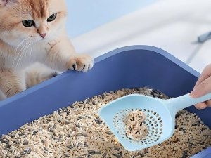 Verk Łopatka do kuwety kota duża szpatułka do żwirku plastikowa wytrzymała 8