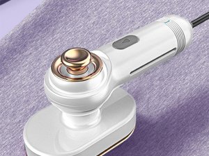 Mini żelazko turystyczne do ubrań przenośne spryskiwacz z rączką obrotową 5