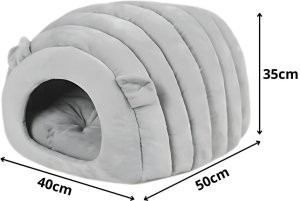 Verk Pluszowe legowisko kokon dla psa kota miękkie poduszka posłanie puszyste 5
