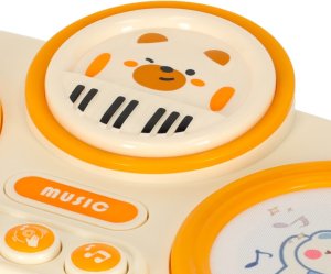 Pianinko organki interaktywne dla dzieci edukacyjne beżowe Kik Sp. z o. o. Sp. k. 7