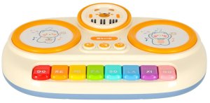 Pianinko organki interaktywne dla dzieci edukacyjne beżowe Kik Sp. z o. o. Sp. k. 9