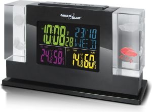 Stacja pogodowa GreenBlue Black 3D Crystal (GB140) 3