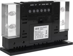 Stacja pogodowa GreenBlue Black 3D Crystal (GB140) 6