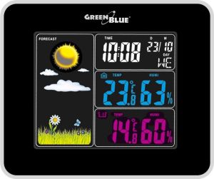 Stacja pogodowa GreenBlue Black (GB142) 4