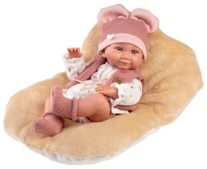 Llorens 73816 Lalka winylowa Bobas 40 cm z poduszką 2