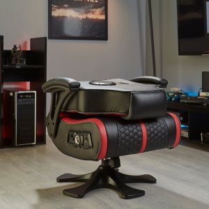 X Rocker Evora 2.1 Wireless Gaming Sessel schwarz-rot 9