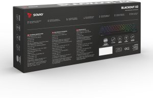 Klawiatura Savio Blackout X2 Outemu Red (BLACKOUT X2 RED) 7