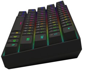 Klawiatura Savio Blackout X2 Outemu Peach Silent (BLACKOUT X2 PEACH) 4