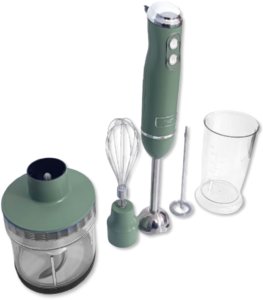 Blender ręczny 4w1 - SMUKEE Vintage 700W Oliwkowy 2