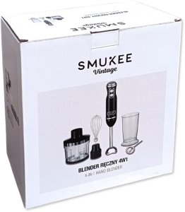 Blender ręczny 4w1 - SMUKEE Vintage 700W Czarny 11