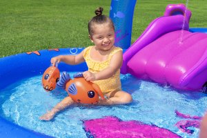 Dmuchany Plac Zabaw Podwodny Świat 330 x 188 x 177cm Bestway 53167 11