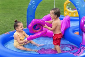 Dmuchany Plac Zabaw Podwodny Świat 330 x 188 x 177cm Bestway 53167 15