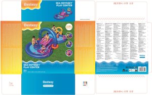 Dmuchany Plac Zabaw Podwodny Świat 330 x 188 x 177cm Bestway 53167 17