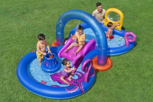 Dmuchany Plac Zabaw Podwodny Świat 330 x 188 x 177cm Bestway 53167 8