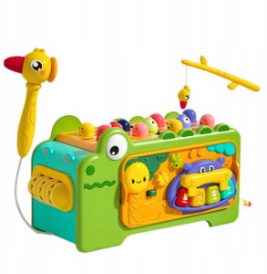 Krokodyl Interaktywny Kostka Edukacyjna Wielofunkcyjna Dźwięki 2