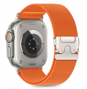 TECH-PROTECT NYLON CLASP APPLE WATCH 6 / 7 / 8 / 9 / 10 / SE / ULTRA 1 / 2 (44 / 45 / 46 / 49 MM) ORANGE 1