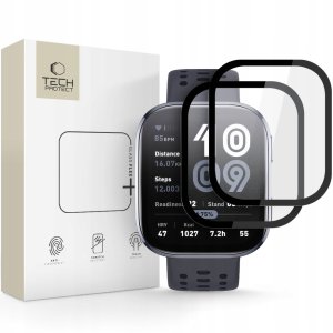 SZKŁO HYBRYDOWE TECH-PROTECT GLASS FLEX+ 2-PACK AMAZFIT BIP 6 BLACK 1