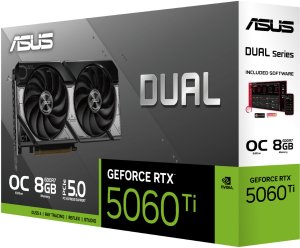 Karta graficzna Asus Dual GeForce RTX 5060 Ti OC 8GB GDDR7 DLSS4 (DUAL-RTX5060TI-O8G) 8