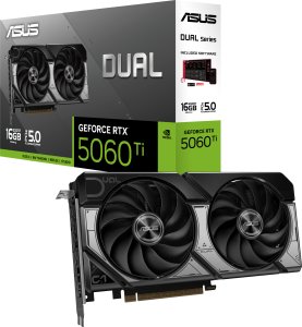 Karta graficzna Asus Dual GeForce RTX 5060 Ti 16GB GDDR7 DLSS4 (DUAL-RTX5060TI-16G) 1