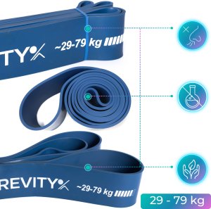 Revity Guma do ćwiczeń oporowa Power Band 1 szt. 29-79 kg 7