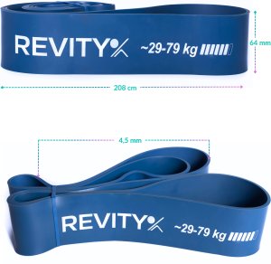 Revity Guma do ćwiczeń oporowa Power Band 1 szt. 29-79 kg 3