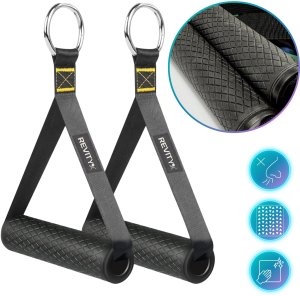 Revity Gumy do ćwiczeń oporowe Workout Bands Pro 5 szt. 10-100 kg + Akcesoria 6 szt. 4
