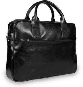 Torba na ramię skórzana Pavone Nero Siena 2379 BL czarna 1