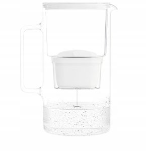 Dzbanek filtrujący Wessper Dzbanek Wessper D2 Borosilicate FutureFlow Aquamax (WES201-FF-WH) 2