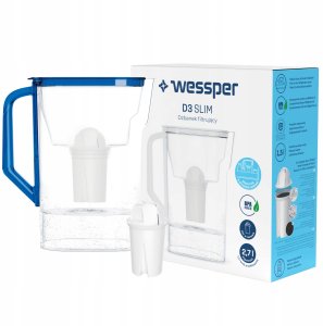 Dzbanek filtrujący Wessper Dzbanek D3 SLIM AQUACLASSIC (WES206-NB) 2