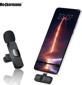 2x Mikrofon bezprzewodowy Heckermann K10 do telefonu USB-C 2