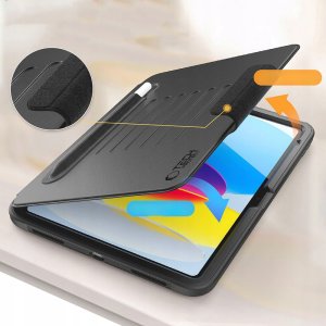 Etui na tablet 4kom.pl Etui z klawiaturą Tech-Protect SmartCase Pen Armor Apple iPad Air 10.9 2022 (5. generacji) / iPad Air 11 2025 (7. generacji) Black 4