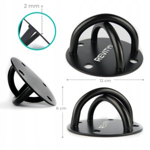 Hak uchwyt Revity mocowanie sufitowe do montażu pasów typu TRX lub worka bokserskiego 8