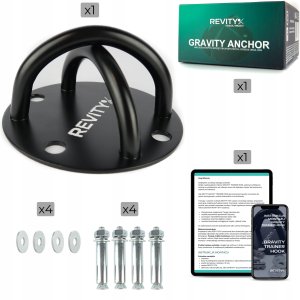 Hak uchwyt Revity mocowanie sufitowe do montażu pasów typu TRX lub worka bokserskiego 9