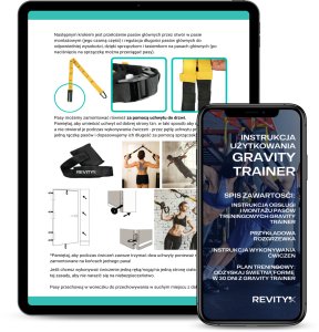 Taśmy do ćwiczeń TRX Revity Gravity Tainer podwieszane pasy treningowe z akcesoriami 9