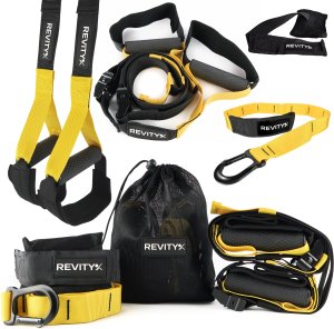Taśmy do ćwiczeń TRX Revity Gravity Tainer podwieszane pasy treningowe z akcesoriami 1