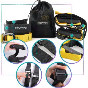 Taśmy do ćwiczeń TRX Revity Gravity Tainer podwieszane pasy treningowe z akcesoriami 2