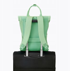 American Tourister Urban Groove Pastels Roll Top Backpack Pastel Green 2