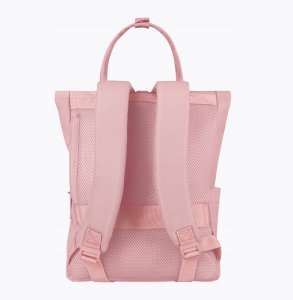 American Tourister Urban Groove Pastels Roll Top Backpack Pastel Pink 6