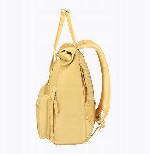 American Tourister Urban Groove Pastels Roll Top Backpack Pastel Yellow 5