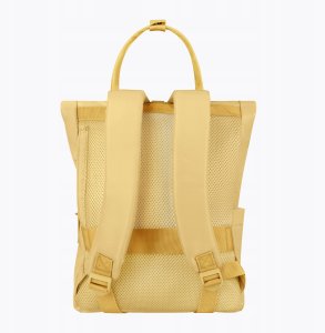 American Tourister Urban Groove Pastels Roll Top Backpack Pastel Yellow 6