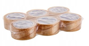 BSTech taśma klejąca Solvent Transparent 48mmx66m 6 szt 1