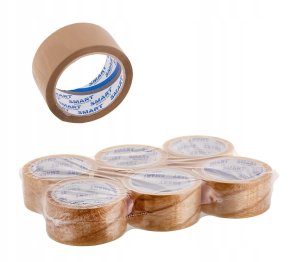 BSTech taśma klejąca Solvent Transparent 48mmx66m 6 szt 3