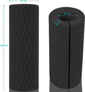 Nakładki na gryf sztangę drążek Fat Grip Revity do treningu siły ścisku 2 szt. 2