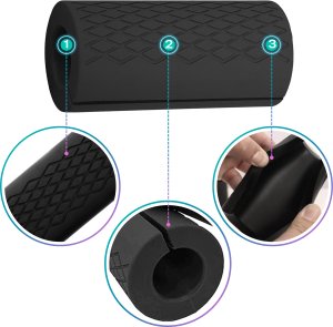 Nakładki na gryf sztangę drążek Fat Grip Revity do treningu siły ścisku 2 szt. 3