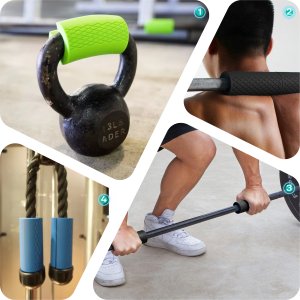 Nakładki na gryf sztangę drążek Fat Grip Revity do treningu siły ścisku 2 szt. 6