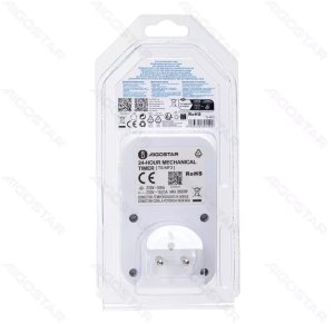 Programator czasowy zegar sterujący 24-h z gniazdem typu francuskiego 6