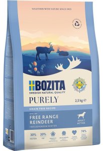 BOZITA Purely renifer karma bezzbożowa dla dorosłych aktywnych psów 2,5 kg 1