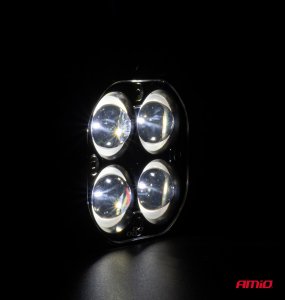 Lampa robocza szperacz led awl63 20w 6500k 4000lm 12v 24v amio-04204 3