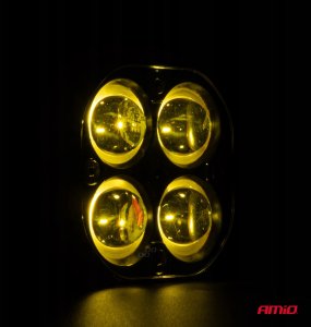 Lampa robocza szperacz led awl63 20w 6500k 4000lm 12v 24v amio-04204 4